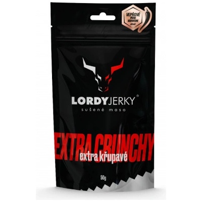 LORDYJerky Bravčové sušené mäso PIKANT 50 g