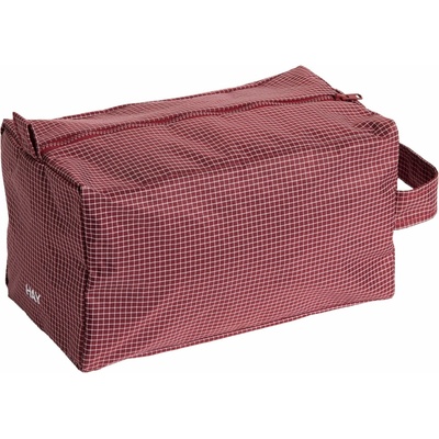 Hay kosmetická taška Grid Wash Medium AF781-A602-AF61 burgundy