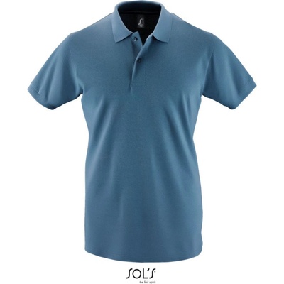 Sol´s Collection polokošile Perfect Men krátký rukáv pánská Cot-251134t5401 modrá slate