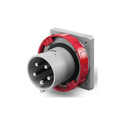 Промишлен щепсел 3P+N+Е 125A 346-415V IP66/67, 6h серия Optima панелен монтаж 114x114мм - 248.12597 (248.12597)