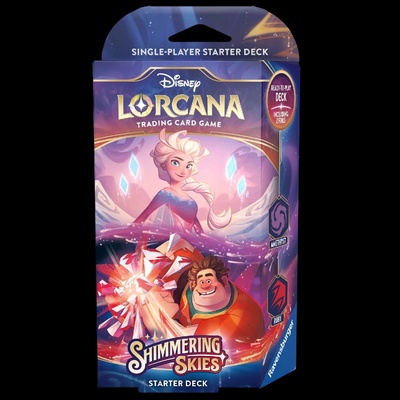 Disney Lorcana TCG Shimmering Skies Starter Deck Amethyst / Ruby