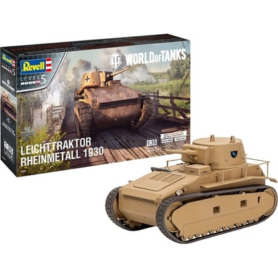 Revell Сглобяем модел, Revell, World of Tanks, Leichttraktor Rheinmetall 1930, 189 части