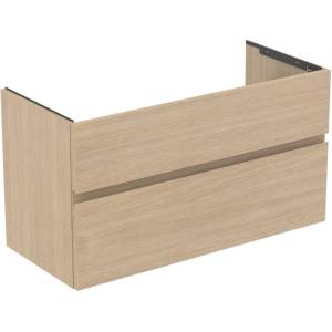 Ideal Standard Finesse - Шкафче за умивалник, 100x44x55 см, 2 чекмеджета, бял дъб E3388US (E3388US)