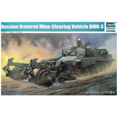 Trumpeter Russian Armo Mine-Clearing Vehicle BMR-3 červená 1:35