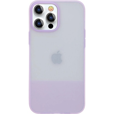 Kingxbar Калъф Kingxbar Plain Series, за iPhone 13 Pro Max, силиконов, лилав (6959003502926)