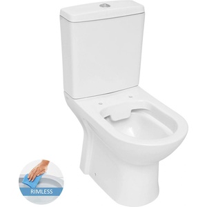 SEREL Моноблок FRIENDLY RIMFREE 6746 SLIM Soft Close с вградено биде (6746 SLIM Soft Close)