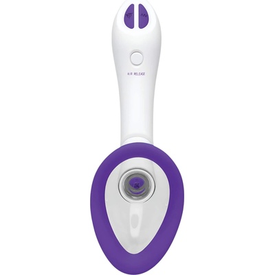 Doc Johnson Intimate - вибрираща помпа комплект (лилав)