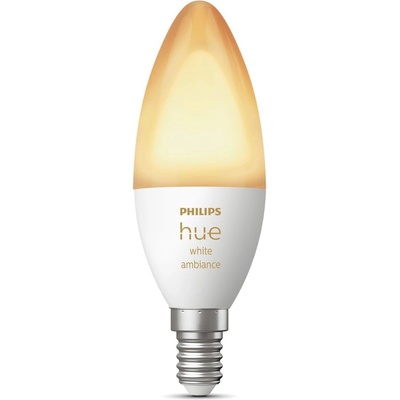 Philips HUE LED žiarovka, 5,2 W, 470 lm, teplá – studená biela, E14 PHLEDH8719514356658