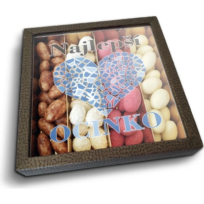 Sablio Mandle v čokoláde Najlepší otecko 4 x 80 g