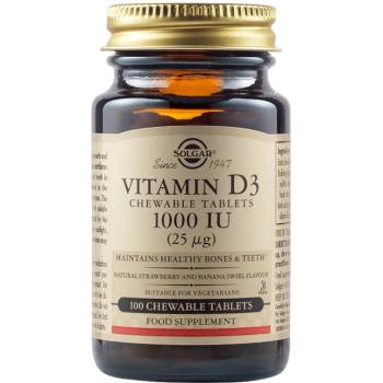 Solgar Vitamin D3 1000 IU / Chewable [100 Таблетки]