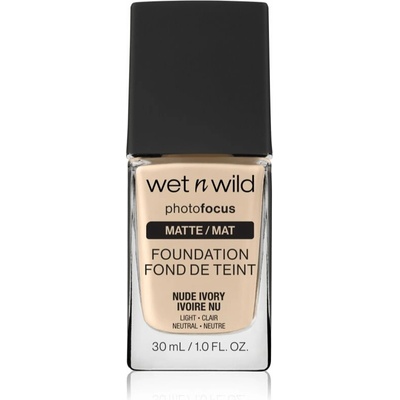 Wet n Wild Photo Focus vysoce krycí zmatňující make-up Nude Ivory 30 ml