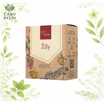 Serafin Kŕčové žily bylinný čaj porciovaný 15 x 2,5 g