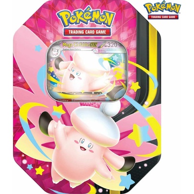 Pokémon TCG Mega Moonlit Tin Mega Clefable Ex