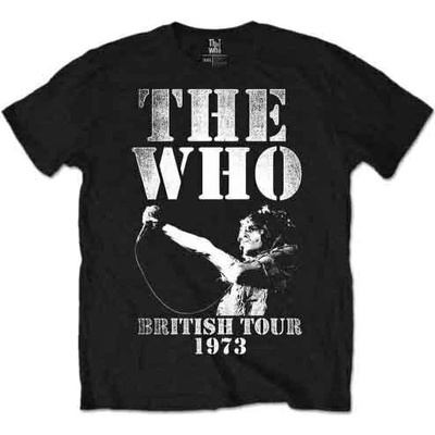 The Who British Tour 1973 Black L Риза (WHOTEE03MB03)