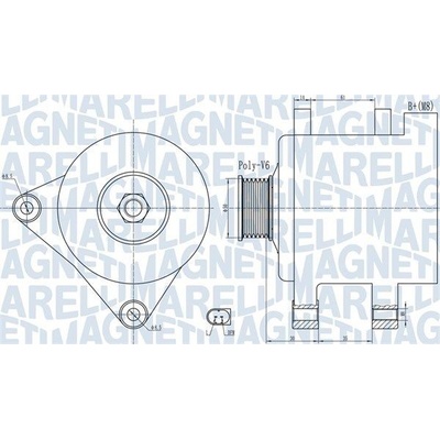 generátor MAGNETI MARELLI 063732056010