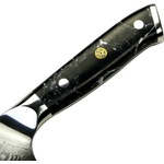 Chefsblade Кухненски нож - Chefsblade - Nakiri - ламинат дамаск - дръжка от тюркоаз - CB 100113