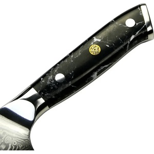 Chefsblade Кухненски нож - Chefsblade - Nakiri - ламинат дамаск - дръжка от тюркоаз - CB 100113