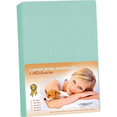 Bellatex prostěradlo jersey LUX Tyrkysové 90x200