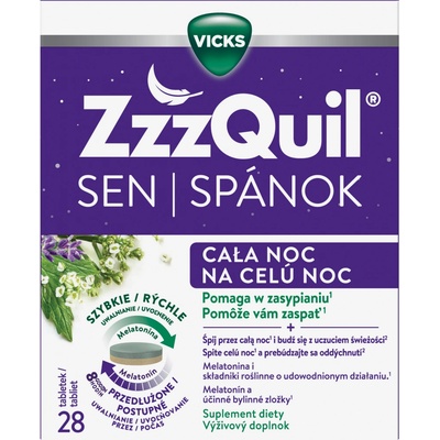 ZzzQuil Spánok na celú noc 28 tabliet