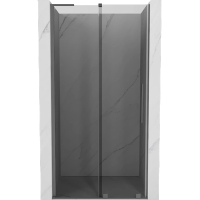 Mexen Velar L плъзгаща се душ врата 100 см, графит, gun metal - 871-100-003-41-95 (871-100-003-41-95)