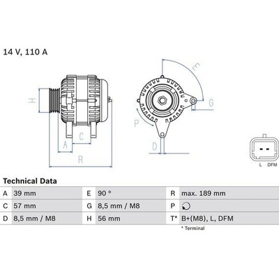 Generátor BOSCH 0 986 083 440