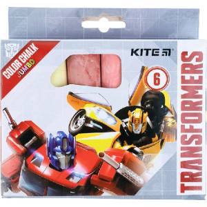 Тебешири Kite Jumbo Transformers цветни 6 бр (1610010-TF21-073)