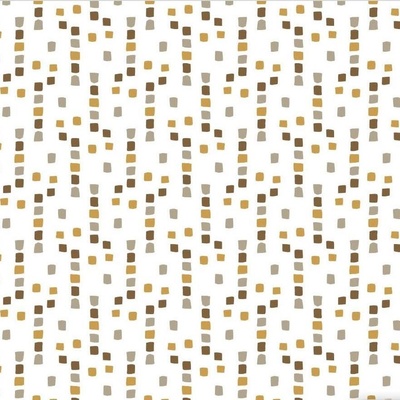 Ubrus PVC 126B, metráž, 20 m x 140 cm, dekorativní čtverečky šedo-hnědé, IMPOL TRADE