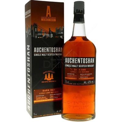 Auchentoshan Dark Oak 43% 1 l (karton)
