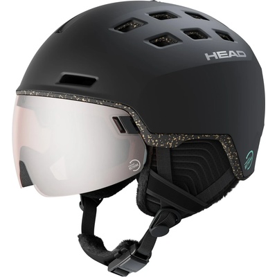 HEAD Ски каска Head Radar Rethink S2 (VLT 20%) Ski helmet - Black - размер 52-55 cm (418-1153-0111)