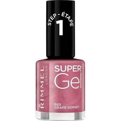 Rimmel Gélový lak na nechty Super Gél (Nail Polish) 12 ml 023 Grape Sorbet