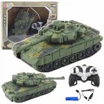 LEAN Toys Remote Controlled Military Tank T90 with Lights and Sounds Green 1: 18