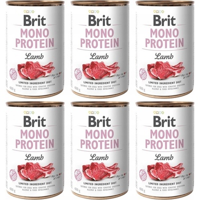Brit Mono Protein Lamb 6 x 400 g