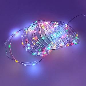 Baterie Centrum LED външна гирлянда 100xLED/3xAA 5, 45 m IP44 многоцветна (BC0789)