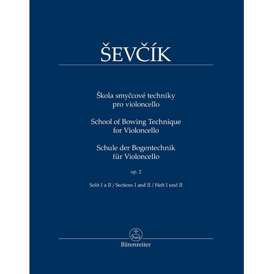 Škola smyčcové techniky pro violoncello op. 2 sešit I a II