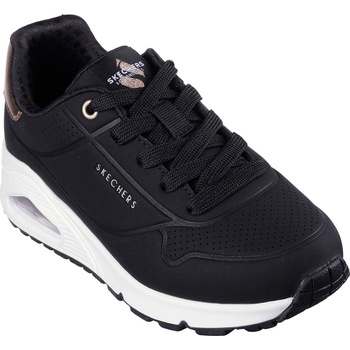Skechers Детски маратонки Skechers Uno Stand On Air Junior Girls Trainers - Black/Pink