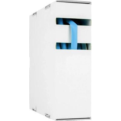 Hongshang 211184268 zmršťovacia bužírka bez lepidla modrá 9.50 mm 4.80 mm Pomer zmrštenia:2:1 10 m