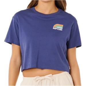 Rip Curl Дамска тениска Rip curl Women's Surf Side Cropped Tee T-shirt - Navy - размер XL (916-5867-0216)