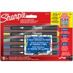 Sharpie Комплект маркери SHARPIE Acrylic, 5 цвята, блистер