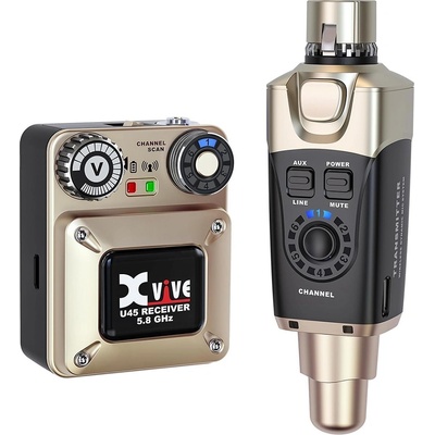 Xvive Безжичен адаптер мониторинг система без слушалки Xvive U45