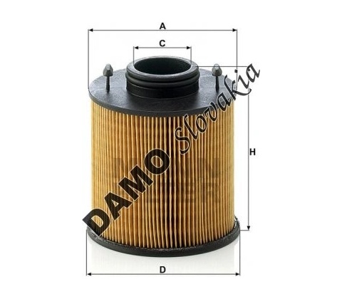 MANN FILTER Filter močoviny MANN FILTER U 620/3 y KIT