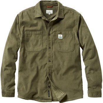 Passenger Мъжка риза с копчета Passenger Backcountry Cord Light Shirt - Dusty Olive (033-2663-0313)