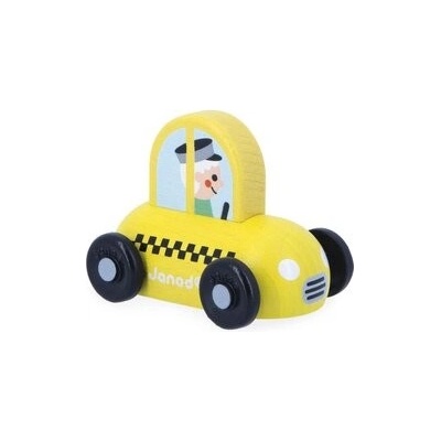 Janod Cross roads auto na tlačení Taxi žluté J05914