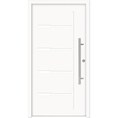 Splendoor Hliníkovo-oceľové vchodové dvere bezpečnostné Zeus RC2 100 x 210 cm P biele