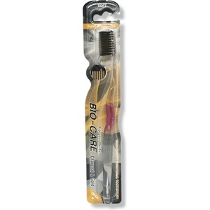  BIO CARE четка за зъби, Charcoal & Gold, Soft, 1 брой