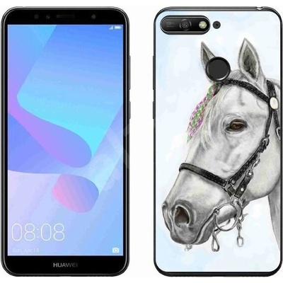 mmCase gelový kryt Huawei Y6 Prime (2018) - bílý kůň 1