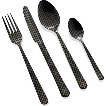 Image 1 of Herdmar Комплект прибори за хранене oslo № 11 - 36 части - черен мат, гравиран (-082-3036-0517-190-4901)