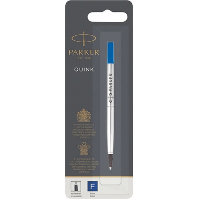 PARKER Náplň do rollera, 0,5 mm, F, veľkokapacitná, PARKER, "Royal", modrá