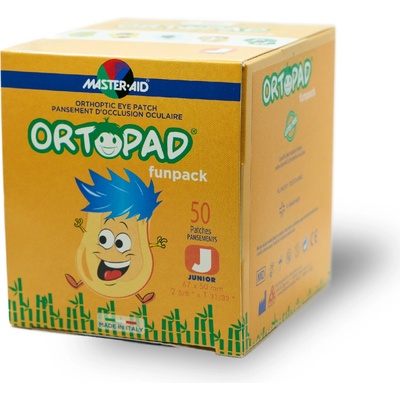 Ortopad Dětské okluzory Veselé balení 50 ks Medium
