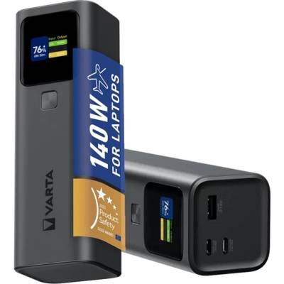 VARTA аварийно зарядно устройство USB+2 Type-C гнездо 27000mAh, LCD дисплей, BEAUTY GREEN (57984101111)