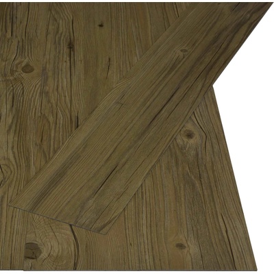 vidaXL Самозалепваща се дъска за под Природа 32 pcs Кафяво 4, 46 м2 ПВЦ (42046267)